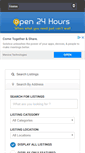 Mobile Screenshot of open24hours.com